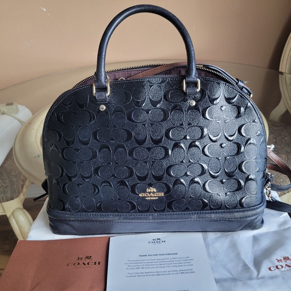 Coach leather purse, black - Picture 2 of 13